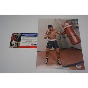 Floyd Patterson Signed Photograph with PSA/DNA COA
