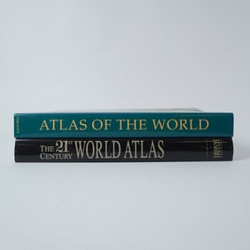 Two World Atlases Oxford and 21st Century Editions