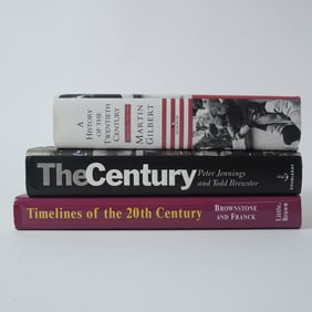 3pc Hardcover Books on the 20th Century