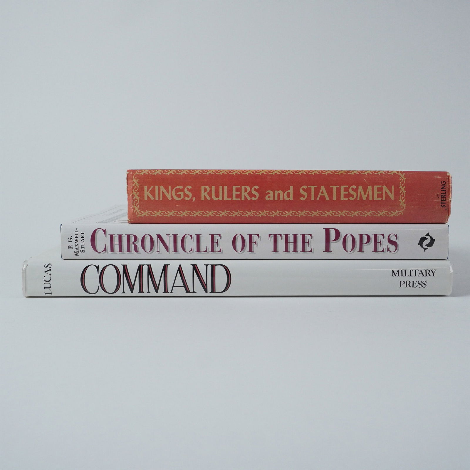 3pc Historical Leaders and World Rulers Book Collection (1 of 4)