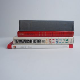 4pc Hardcover Books on History and Biography