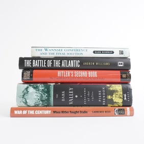 5pc World War II Hardcover Book Collection