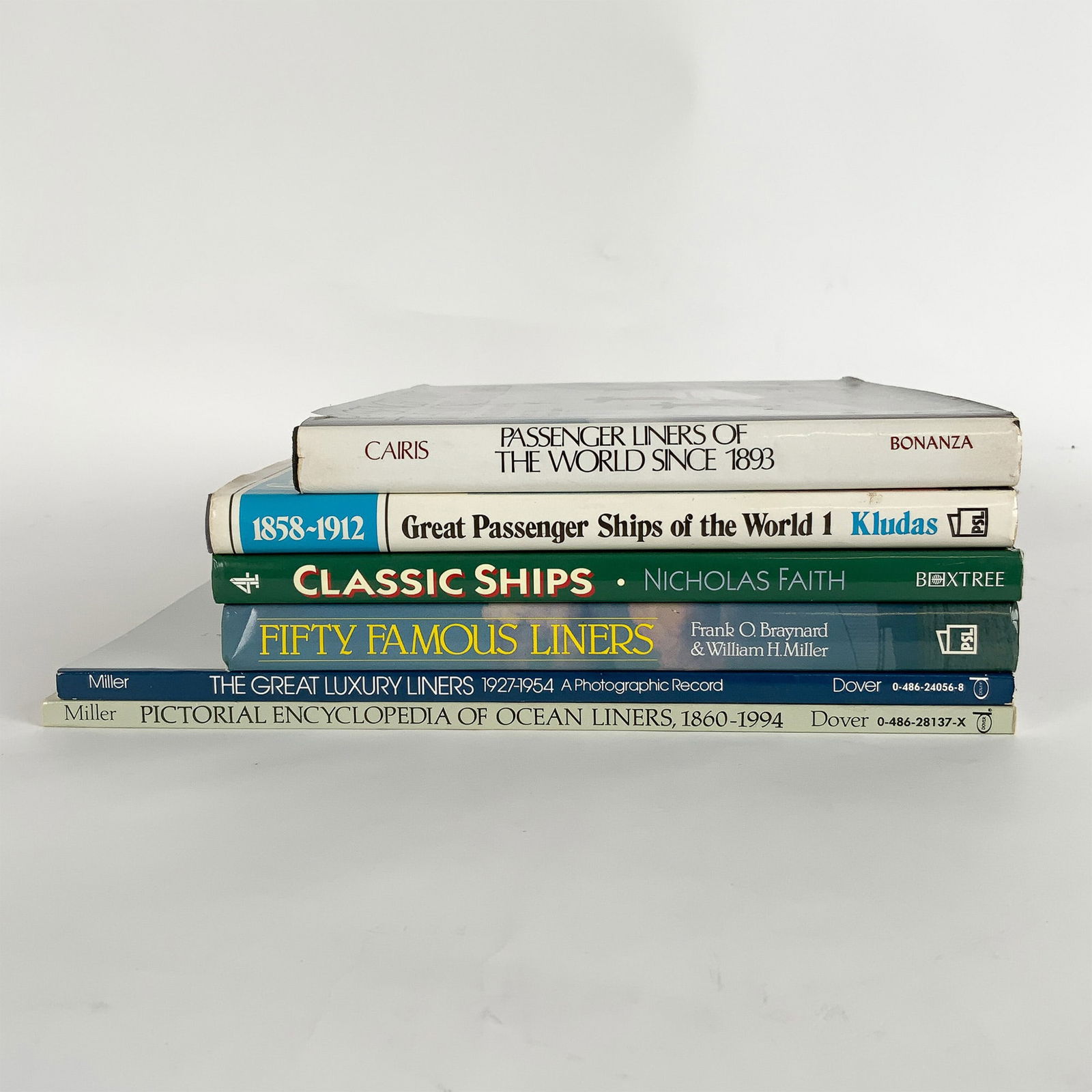 6pc Maritime History Book Collection (1 of 4)