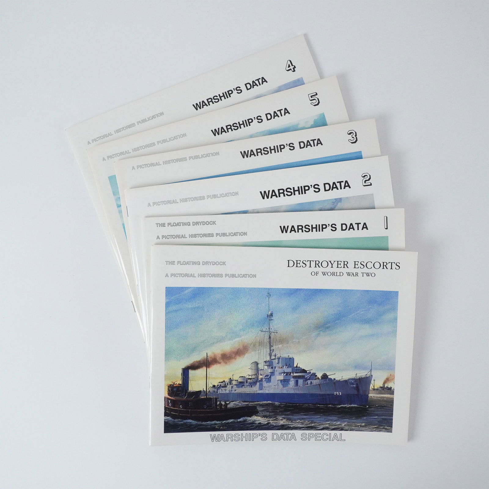 6pc Softcover Book Set, Warship's Data and Destroyer Escorts (1 of 5)