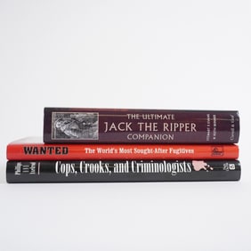 3pc Collection of Books on Criminals