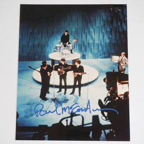 Paul McCartney, Signed Beatles Performance Photo