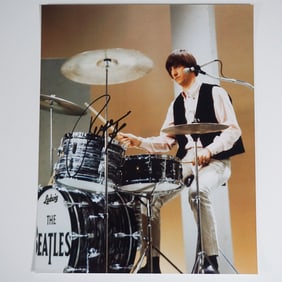 Ringo Starr Signed Photograph With COA