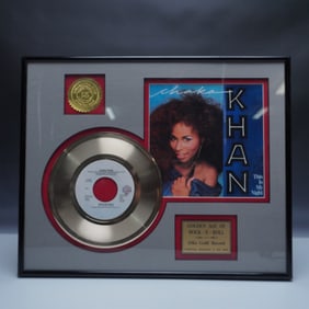 Chaka Khan This Is My Night 24kt Gold Record Limited Edition