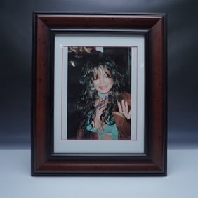 Janet Jackson Autographed Framed Photograph with COA