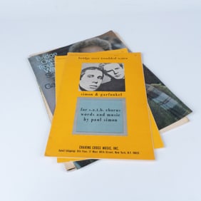 4pc Collection of Vintage Paul Simon Sheet Music