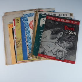 23pc Vintage Sheet Music Collection