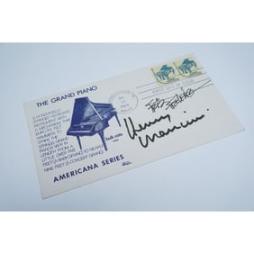 Henry Mancini and Friz Freleng Signed First Day Cover
