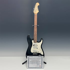 Fender-Style Electric Guitar Signed by George Clinton with COA