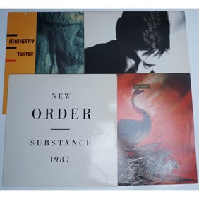 4pc 80s Vinyl LP Records, including New Order Substance 1987