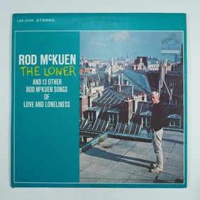 Rod McKuen The Loner Signed LP Album