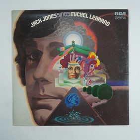 Vintage Vinyl Record, Jack Jones Signed Michael Legrand