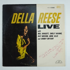 ABC Records Vinyl Record, Della Reese Live Signed