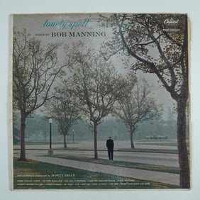 Bob Manning Lonely Spell Signed LP Album