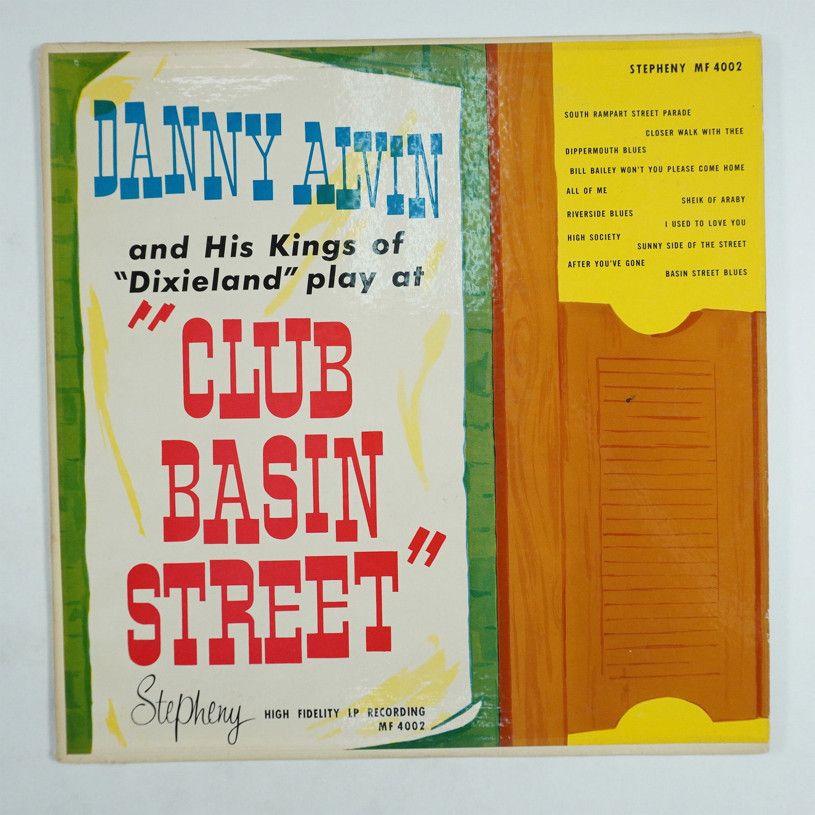 Danny Alvin & His Kings of Dixieland, Signed Vinyl LP (1 of 4)