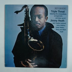 Riverside Vinyl Record Jimmy Heath Triple Threat Signed