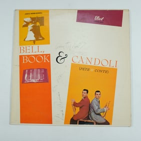 Signed The Brothers Candoli Vinyl LP, Bell, Book & Candoli