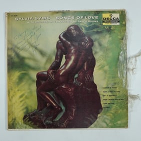 Sylvia Syms Songs of Love Vinyl Record, Signed