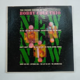 Bobby Cole Trio New! New! New! Vinyl LP, Columbia CL 1536