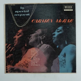 Carmen McRae Vinyl Record, By Special Request Decca DL 8173