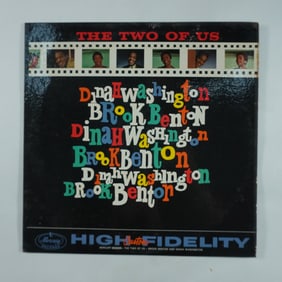 Dinah Washington & Brook Benton The Two of Us Vinyl LP, Mercury MG