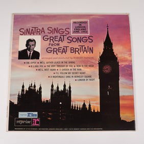 Frank Sinatra Sings Great Songs from Great Britain LP Album