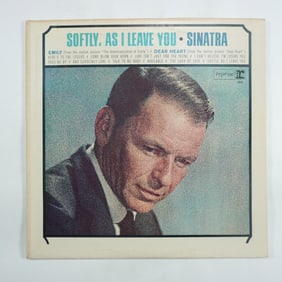 Frank Sinatra Softly, As I Leave You Vinyl LP, Reprise F-1013