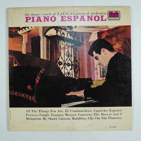 Lalo Schifrin Piano Espanol Vinyl LP Latin Jazz 1962