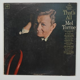 Mel Torme That's All LP Album