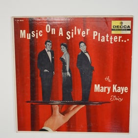 Music on a Silver Platter Vinyl LP, Jazz and Vocal Trio