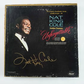 Nat King Cole Vinyl Record Set, Unforgettable, Longines Symphonette