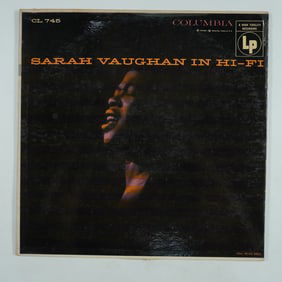Sarah Vaughan in Hi-Fi Vinyl LP, Jazz, 1955