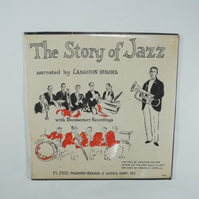 The Story of Jazz Langston Hughes Narrated Vinyl Record
