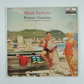 Tommy Gumina Mood Italiano Vinyl LP Italian Music Decca Records 1960