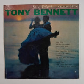 Tony Bennett Vinyl LP, Blue Velvet, Columbia CL 1292