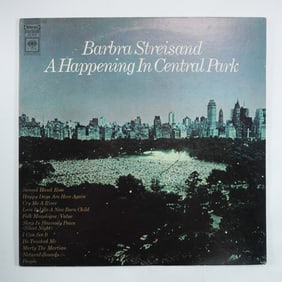 Barbra Streisand A Happening in Central Park Vinyl LP CS 9710