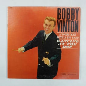 Bobby Vinton Vinyl Record, A Young Man with a Big Band Dancing at the Hop