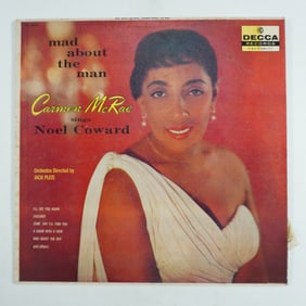 Carmen McRae Mad About The Man Vinyl LP, Decca DL 8462