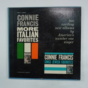 Connie Francis More Italian Favorites Vinyl LP