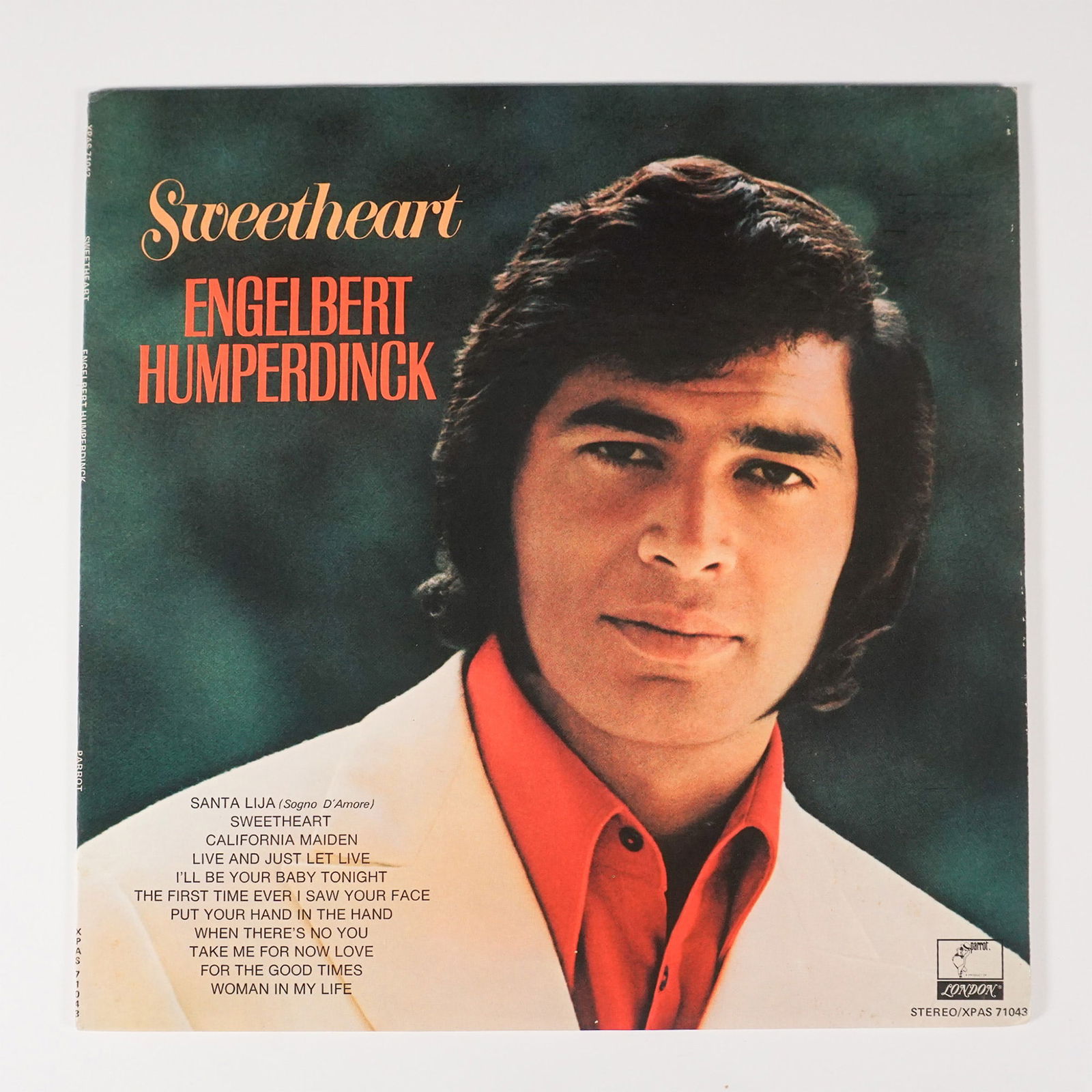 Engelbert Humperdinck Sweetheart Vinyl LP Pop Easy Listening (1 of 3)