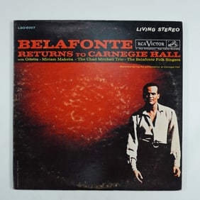 Harry Belafonte - Belafonte Returns to Carnegie Hall RCA Victor Vinyl
