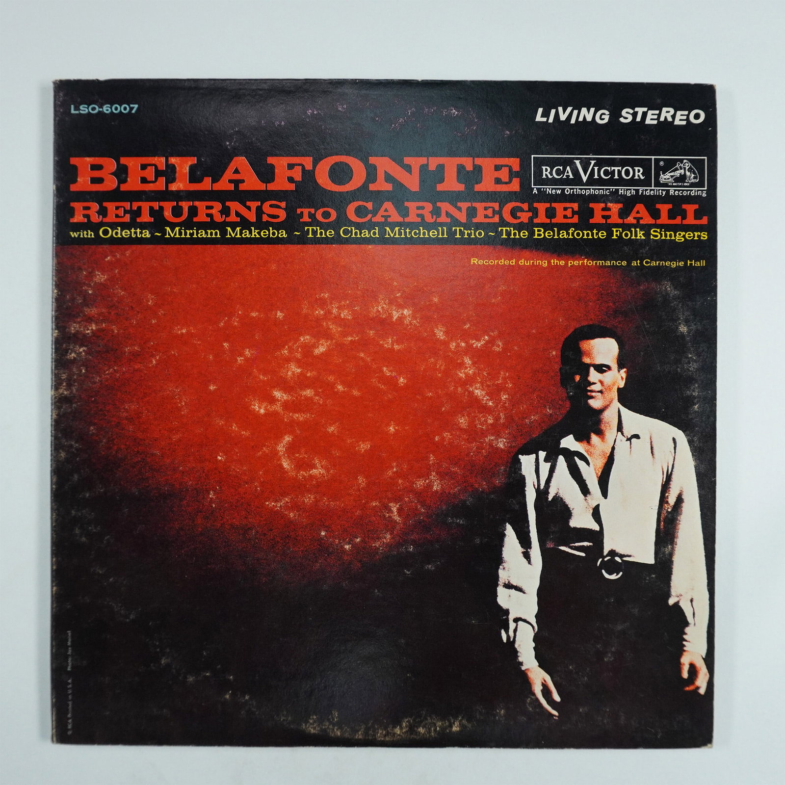 Harry Belafonte - Belafonte Returns to Carnegie Hall RCA Victor Vinyl: A 1960 RCA Victor Living Stereo release featuring Harry Belafonte's electrifying live performance at Carnegie Hall. This follow-up to his acclaimed Belafonte at Carnegie Hall includes collaborations w