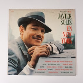 Javier Solis En New York Columbia EX 5028 Vinyl LP