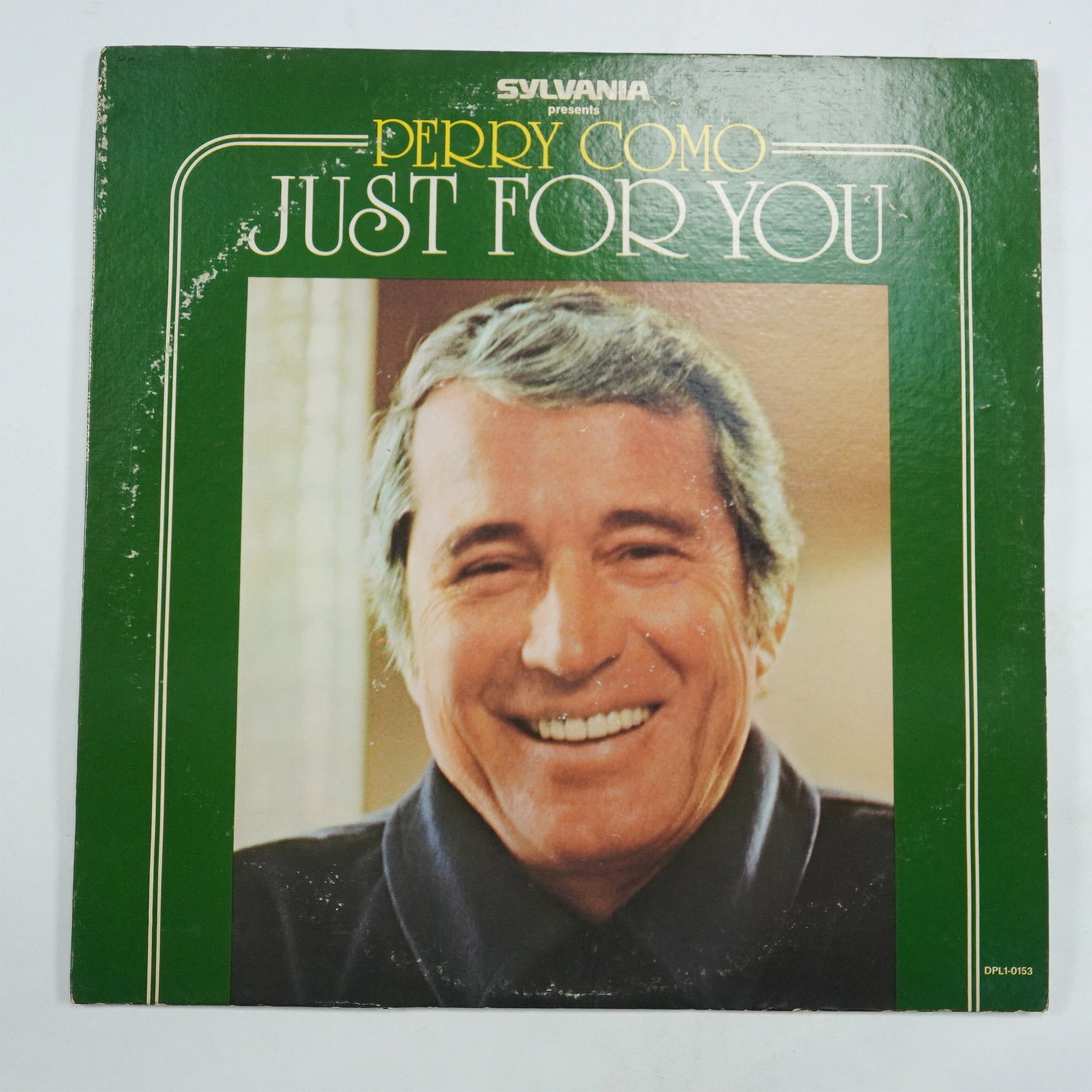 Perry Como Just For You Vinyl Record Album: RCA Records, 1975. Vinyl record album featuring Perry Como's "Just For You," a collection of classic hits presented by Sylvania. The album includes popular tracks such as "It's Impossible," "Hot Diggi