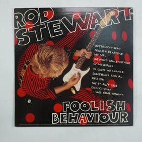 Rod Stewart - Foolish Behaviour Vinyl Record, Warner Bros. Records
