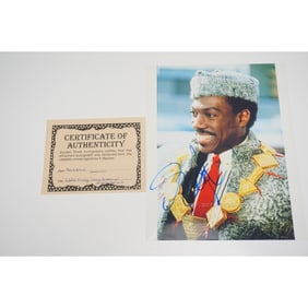 Eddie Murphy Autographed Coming to America Photo with COA